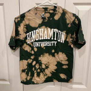 Binghamton University Custom Bleached T Shirt